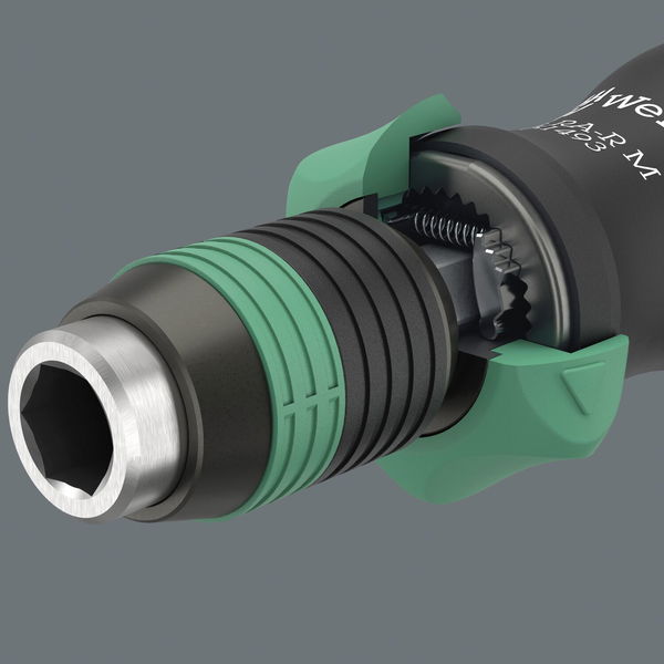 Wera Bit Set Kraftform Kompakt 838 RARM – Bit Satz, Hex-Plus, Phillips, Pozidriv, Schlitz, Torx, Bits Handhalter mit Ratschenfunktion – 14-teilig