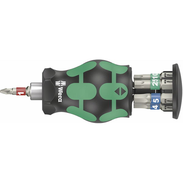 Wera Fahrrad Set Bicycle 11 – Stubby Magazin Wera Bithalter mit Magazin inklusive 7 Edelstahl Bits