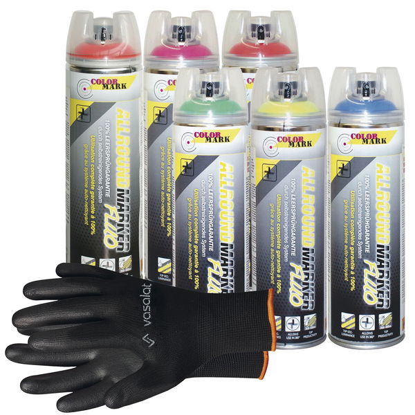vasalat Markierungsspray Color Mark Allroundmarker Set