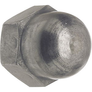 Hutmutter Sechskantmutter ø M16 hohe Form Mutter nach DIN1587/6 Stahl blank