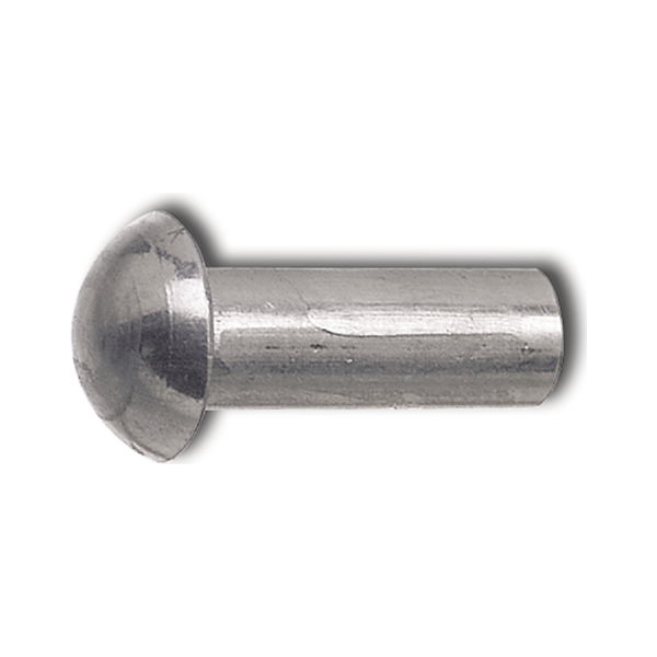 Halbrundniet DIN 660 – Aluminium blank