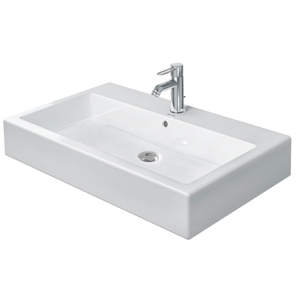 DURAVIT Aufsatz-Waschtisch Vero 80 Wandmontage, Weiß