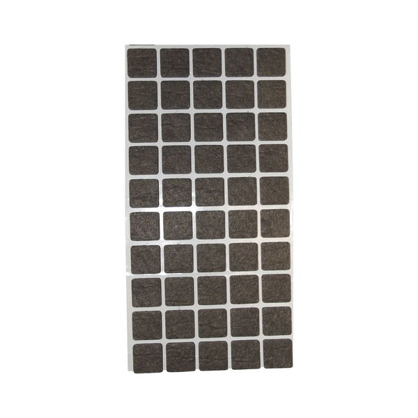 Filzgleiter 20 x 20 x 3 mm selbstklebend braun