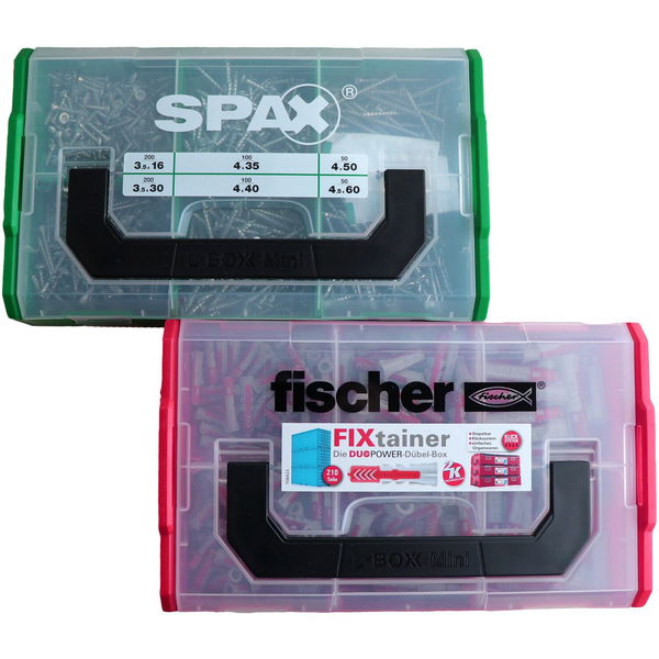 FISCHER | SPAX Dübel- & Schraubenset (913 Teile)