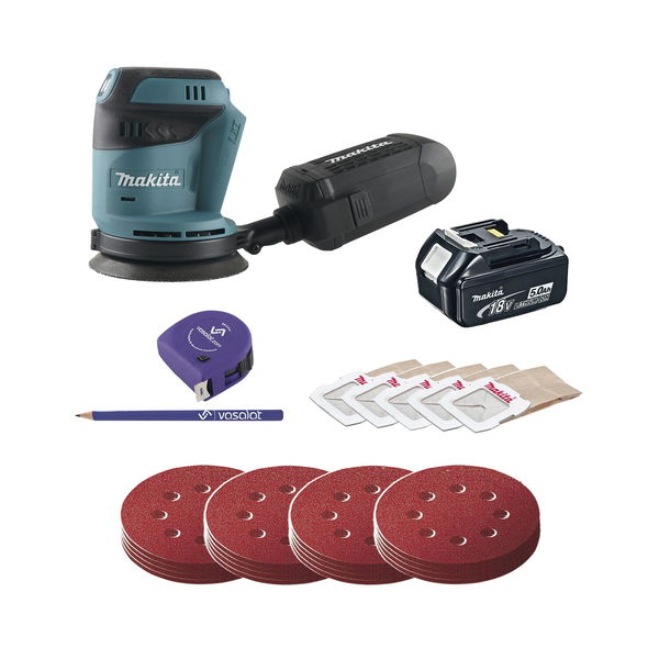 Makita Akku-Exzenterschleifer DBO180Z SETs