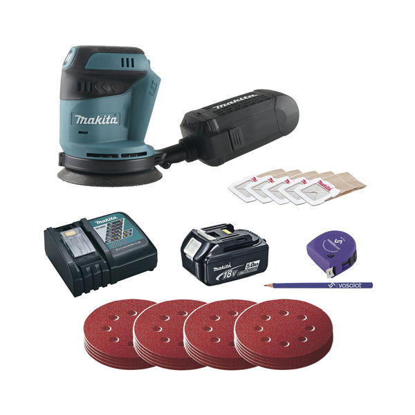 Makita Akku-Exzenterschleifer DBO180Z SETs