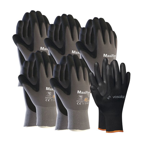 Maxiflex Ultimate 5 Paar mit 1 Paar vasalat Handschuh