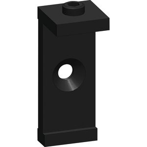 Rontec Bilderleiste Konsole passend zur Aufhängeschiene für Bilder zur Wandmontage, Aluminium silber