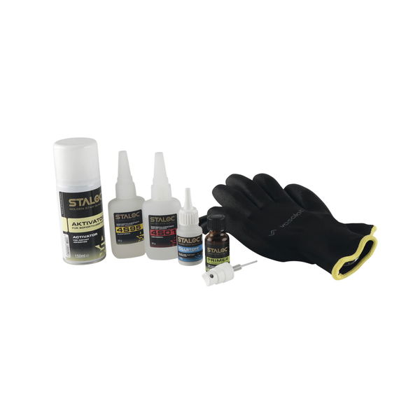 vasalat STALOC Sekundenkleber-Sets 50g mit Primer und Akitvator