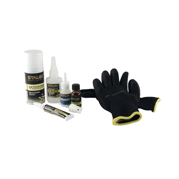 vasalat STALOC Sekundenkleber-Sets 50g mit Primer und Akitvator