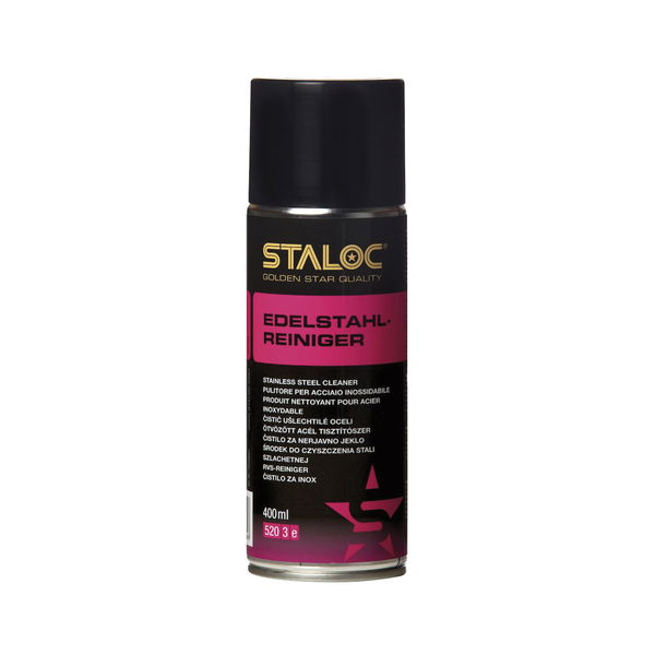 STALOC Edelstahl-Reiniger | reinigt, pflegt und schützt Edelstahl-Oberflächen | 400 ml