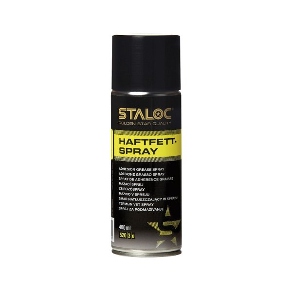 STALOC Haft-Fett-Spray | transparentes Sprüh-Fett | rostlösendes Schmierfett | 400 ml