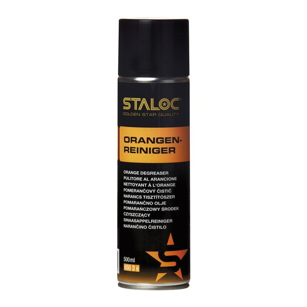 STALOC Orangen-Reiniger Spray | geeignet für sensible Oberflächen | entfettend | 500 ml