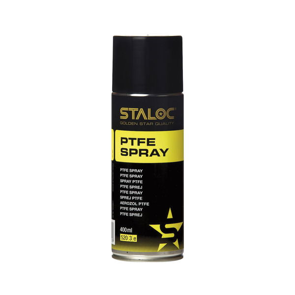 STALOC PTFE Spray | öl- und fettfreies Trocken-Schmiermittel | Gleitmittel | 100% PTFE | 400 ml