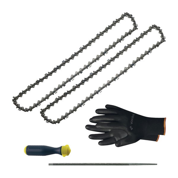 STIHL Ersatzketten 40 cm Rapid Micro Super Pro mit Feile & vasalat Handschuhe