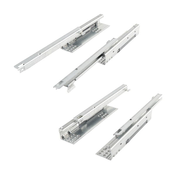 Blum Tandem Teilauszug Set, Schubladenauszug 350mm Blumotion mit praktischer Blum Kupplung, Schubladenführung Tragkraft 30kg – 1 Paar Schubladenschienen mit Kupplung