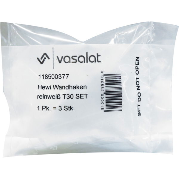 vasalat Wandhaken HEWI 3er Set Polyamid reinweiß