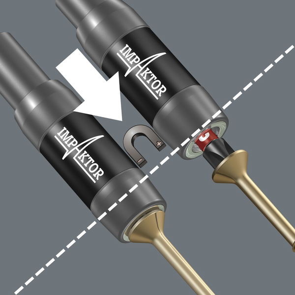 WERA Bit-Check 30 Impaktor 1 Phillips/ Pozidriv/Torx® /ISK 30-teilig