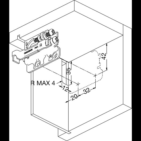 CAMAR Schrankaufhänger 701