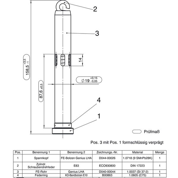 DOMOFERM Federbandbolzen ECO zu Economy FH EI²30/EI²90 ab BJ 2009