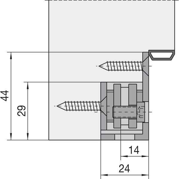 SIMONSWERK Aufnahmeelemente VX 7501-3D, Stahl verzinkt