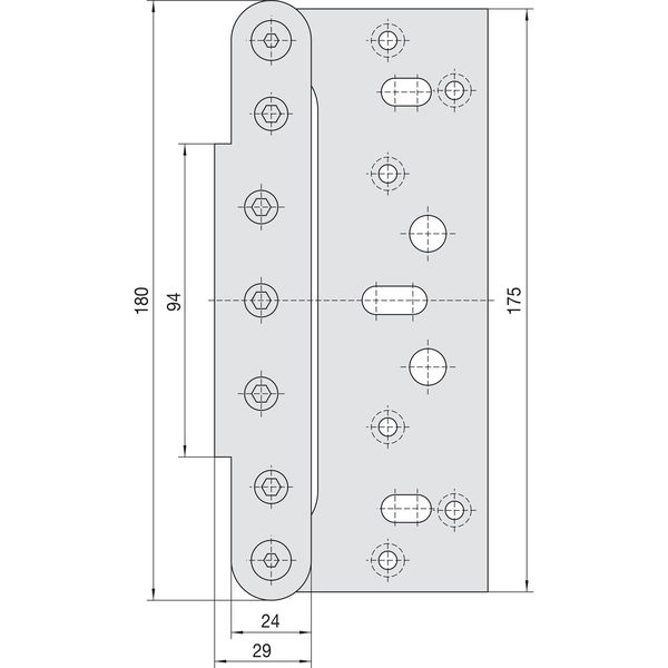 SIMONSWERK Aufnahmeelemente VX 7502-3D, Stahl verzinkt