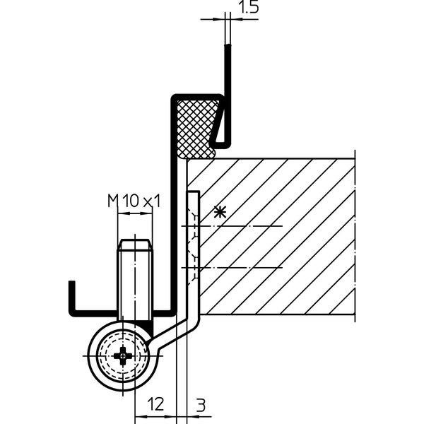 SIMONSWERK Türband VN 3749/M10x1