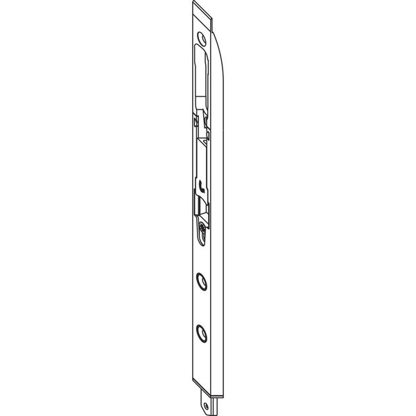 MACO Türkantriegel Einlassgehäuse m. Klapphebel Radius 90