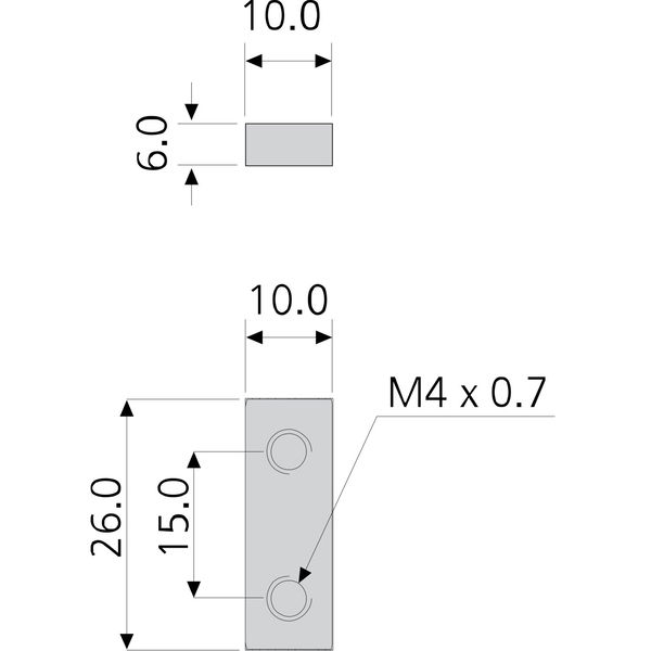 Accuride DA0115 Endanschlag (korrosionsbeständig) Lastwert bis 130 kg Aluminium