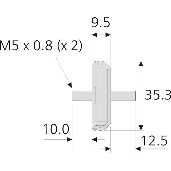 Accuride DA0115 Linearführungsschiene (Führungsschiene) Länge 1200 mm Aluminium