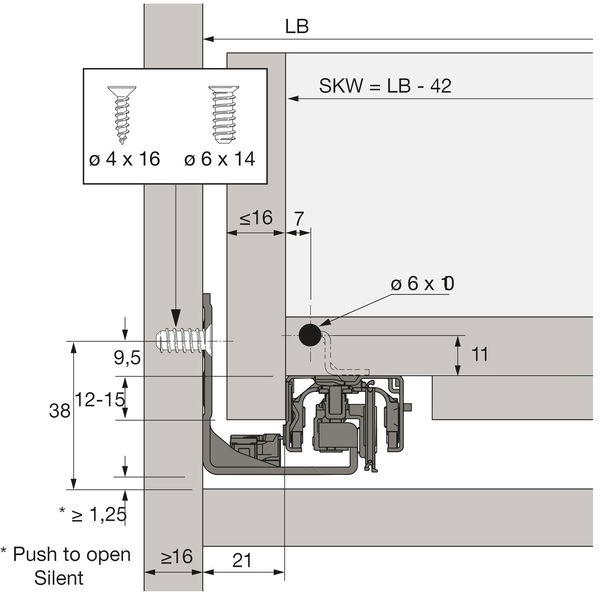 HETTICH Actro YOU Auszugsführung mit Silent System