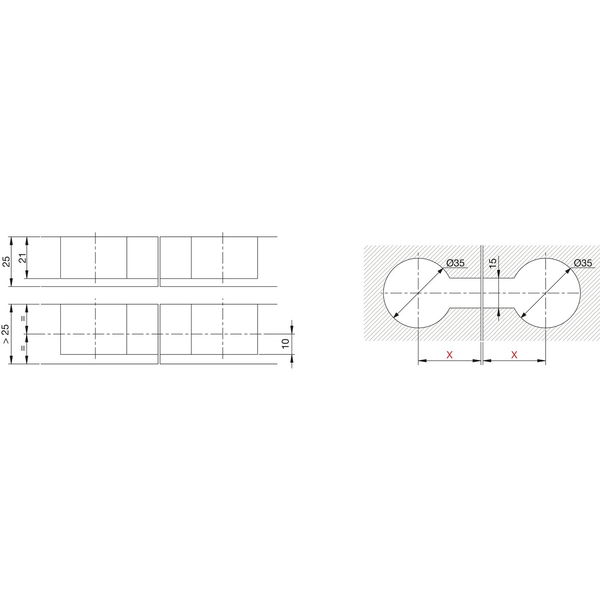 vasalat Arbeitsplattenverbinder Set