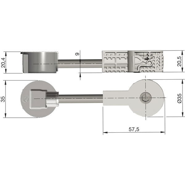 Arbeitsplattenverbinder Quick Tech Ø 35mm