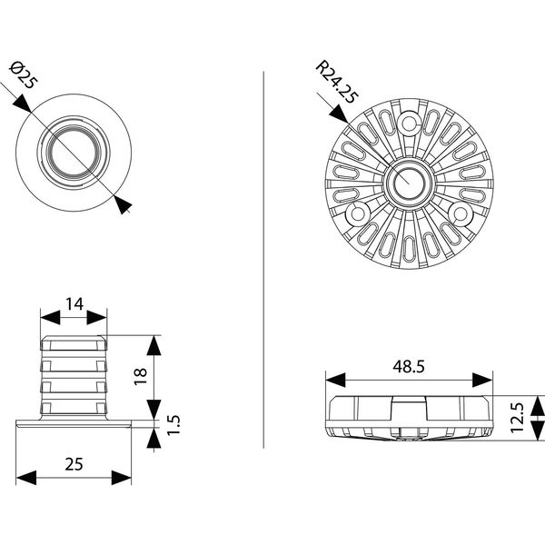 Türband Pivotica Pro E BI, max. Türgewicht 100 kg, Türstärke ab 40 mm