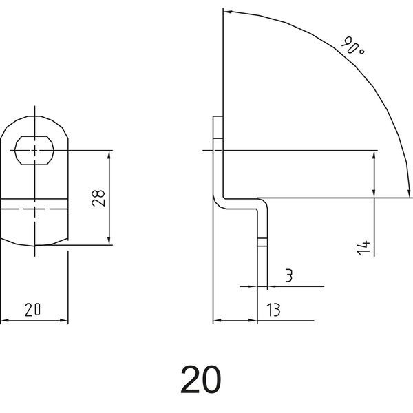 ASSA ABLOY Sperrnase für Elektronisches Schrankschloss Sense+PIN