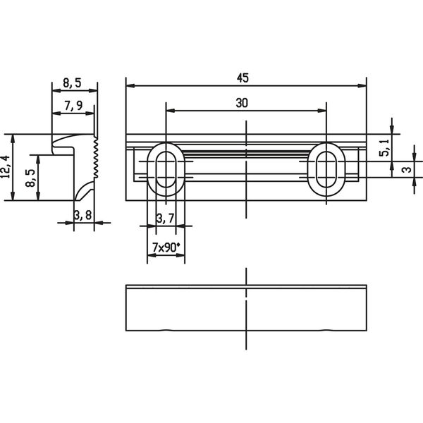 EFF-EFF Aufschraubstück Serie 118/128 FaFix