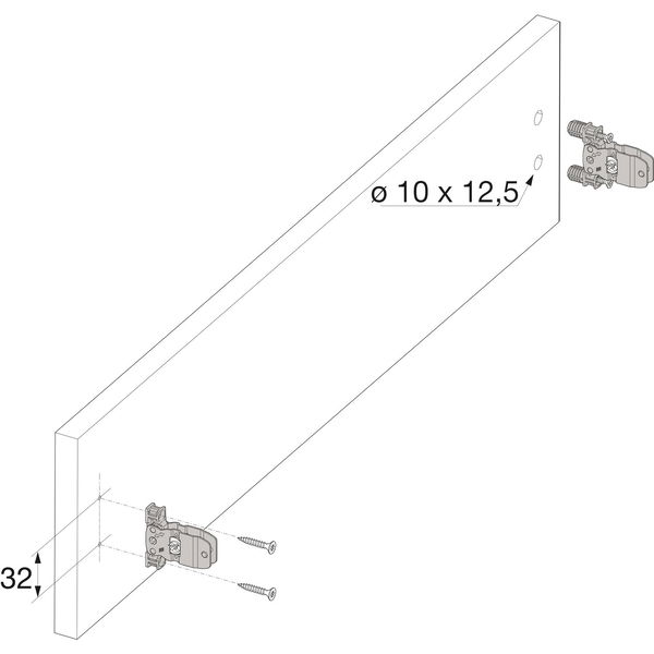 HETTICH AvanTech YOU Frontbefestigungen zu Zarge