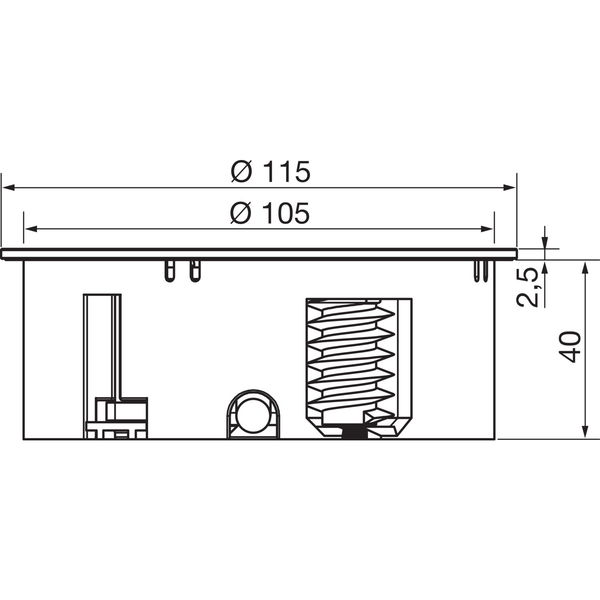 BACHMANN Steckdosenelement Twist 230 V