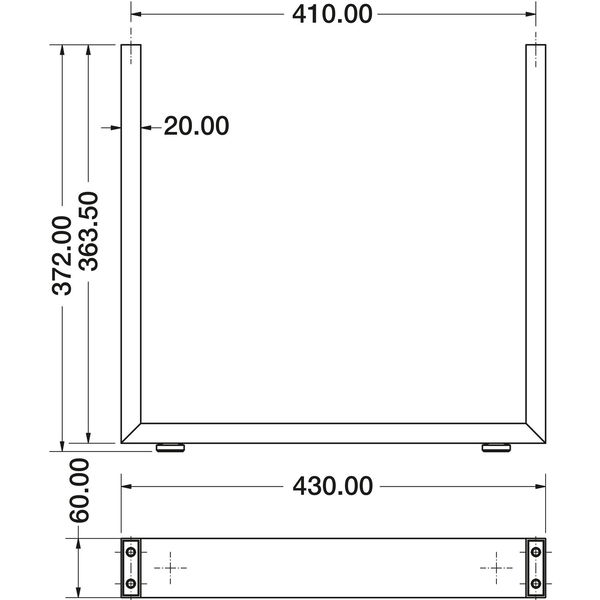 SIMAUSROM Bankkufe 60 x 20 mm