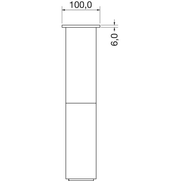 SIMAUSROM Bankkufe X-Form 80 x 20 mm, Stahl