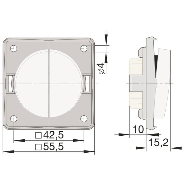 BERKER Berker Integro Flow/Pure Serienschalter