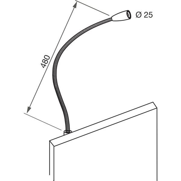 L&S Bettpaneel-Aufbauleuchte Legis 12 V/DC