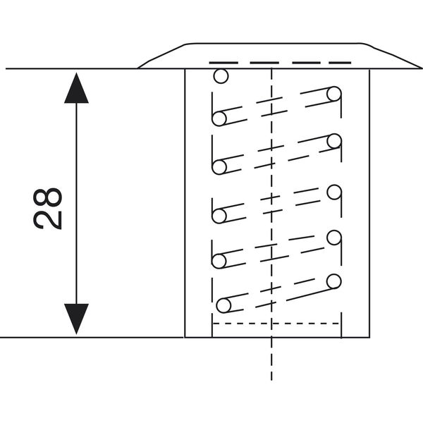 IBFM Bodenbüchse mit Kugelverschluss 28