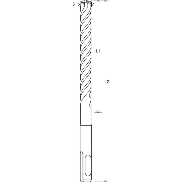 BOSCH SDS-Plus p5X Hammerbohrer-Satz HM  ø 6-10 mm 5-teilig