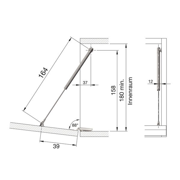 Bremsklappenhalter K12