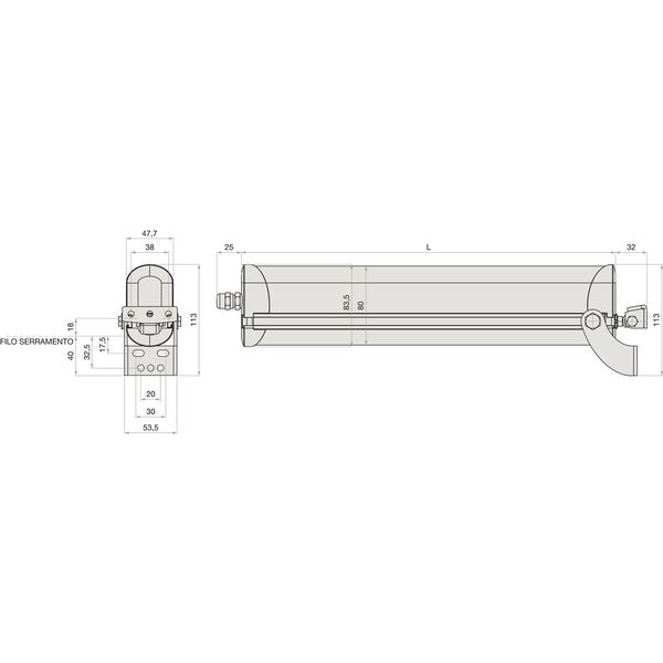 COMUNELLO COMUNELLO Spindelantrieb RAYWIN  230V