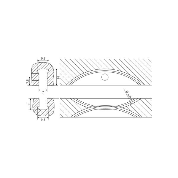 LAMELLO Clamex P Medius 14/10 Mittelwand-Verbinder, Inhalt 80 Paar