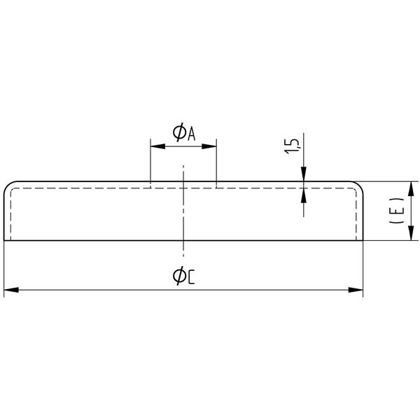 CROSO Abdeckrosette (Geländersysteme)