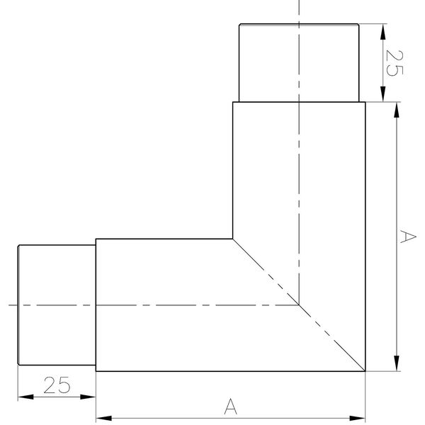 CROSO Eckbogen 90° für Rundrohr (Geländersysteme)