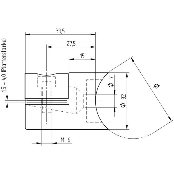 CROSO Plattenhalter (Geländersysteme)